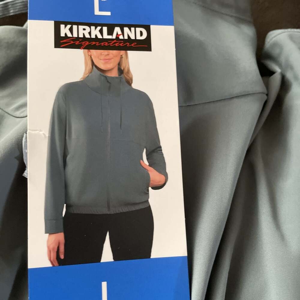 Kirkland Signature Ladies’ Active Full Zip Moisture Wicking Jacket, Stormy Blue